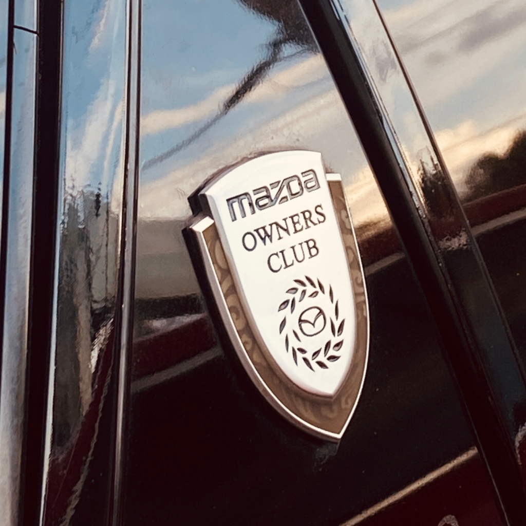 Badge Installed on Car